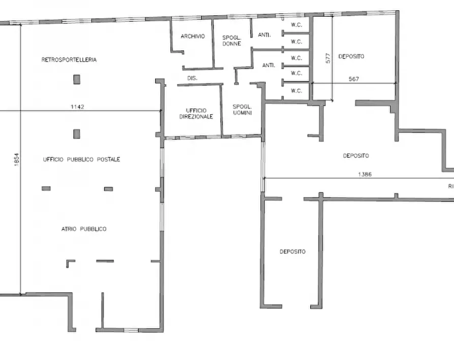 Immagine 3 di Ufficio in vendita  in via Pizzardi a Bologna