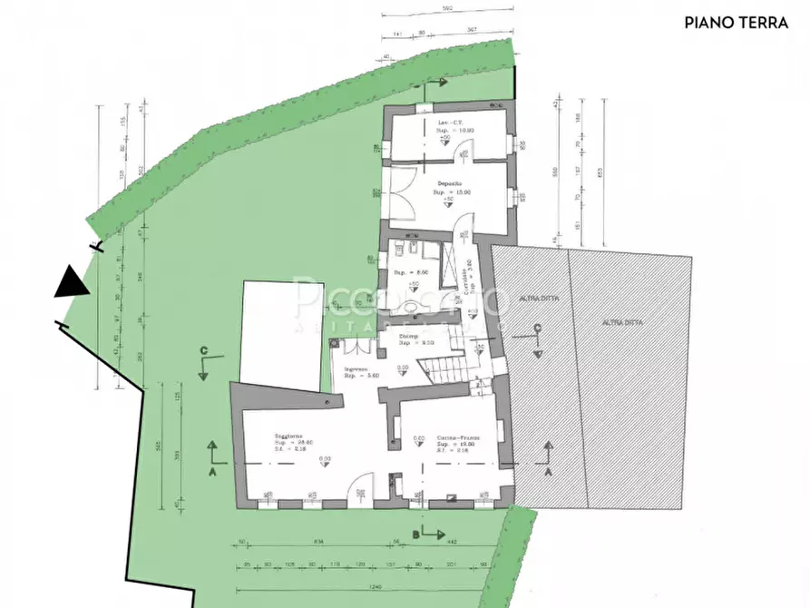 Immagine 37 di Villa in vendita  in via Obledo a Cavaso Del Tomba