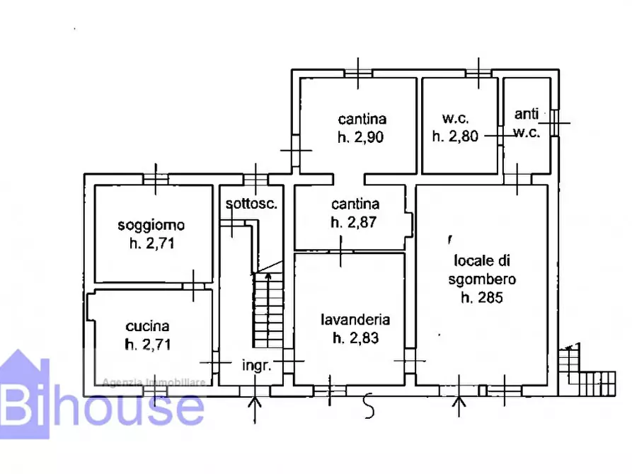 Immagine 13 di Casa indipendente in vendita  in via drumma 15 a Mottalciata