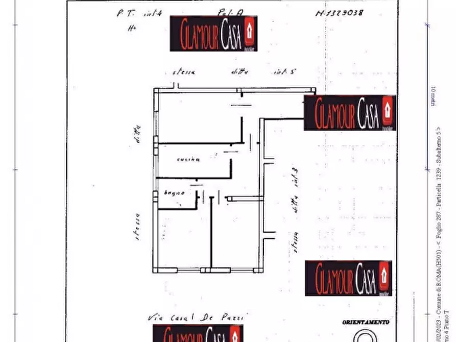 Immagine 17 di Appartamento in vendita  in Via Casal De Pazzi a Roma