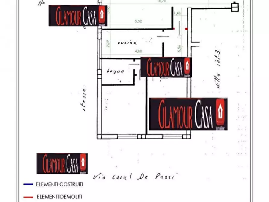 Immagine 18 di Appartamento in vendita  in Via Casal De Pazzi a Roma