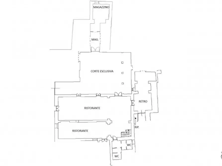 Immagine 15 di Attività commerciale in vendita  in Via Cairoli n.38/Via del Campo, N. snc a Foligno