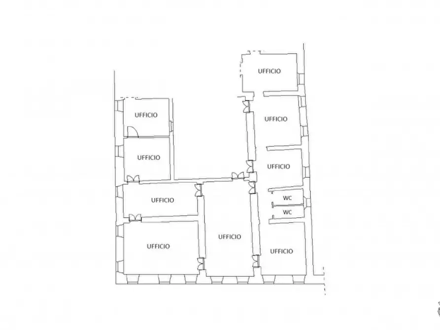 Immagine 14 di Ufficio in vendita  in Via Cairoli n.38/Via del Campo, N. snc a Foligno