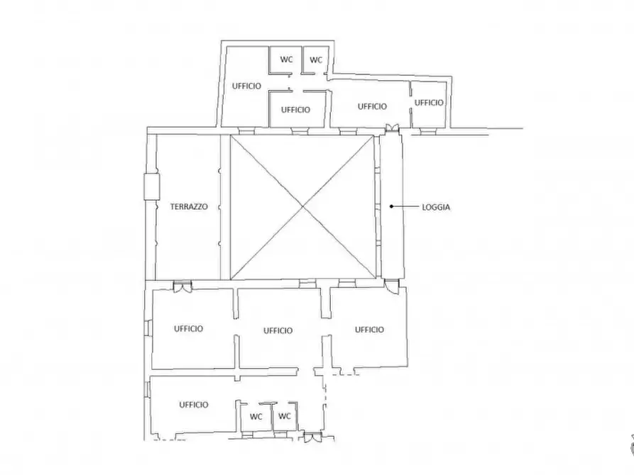 Immagine 14 di Ufficio in vendita  in Via Cairoli n.38/Via del Campo, N. snc a Foligno