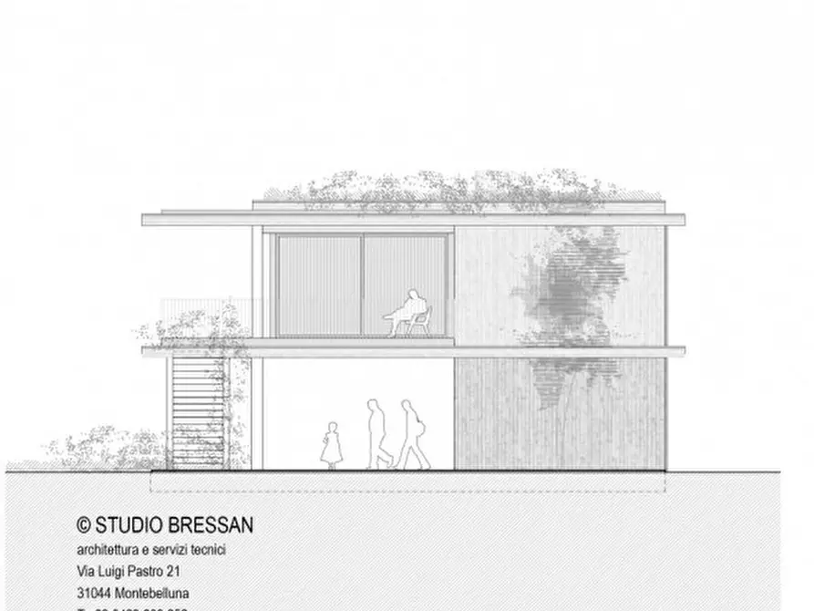 Immagine 10 di Villa in vendita  in via Cima Mandria a Montebelluna