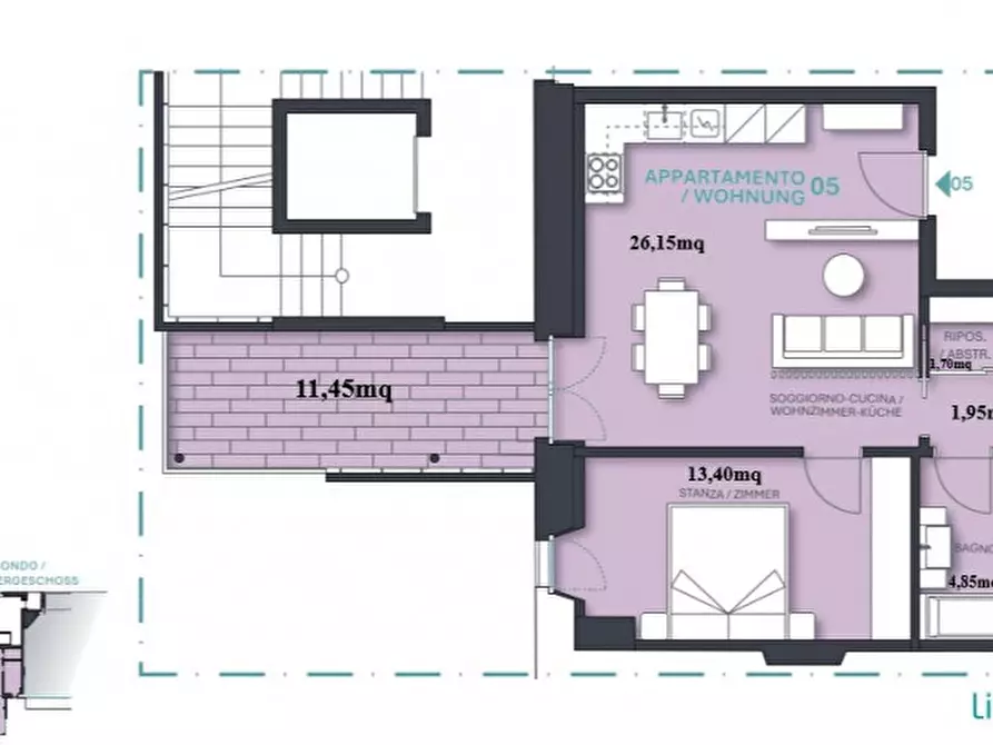 Immagine 8 di Appartamento in vendita  a Egna .Neumarkt.