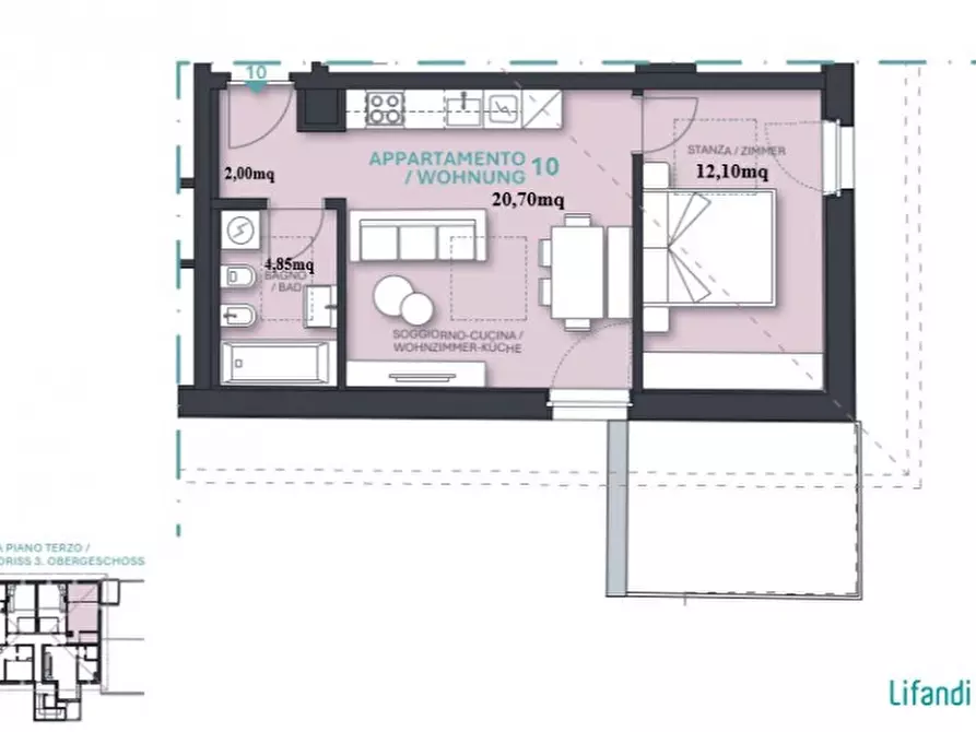 Immagine 8 di Appartamento in vendita  a Egna .Neumarkt.