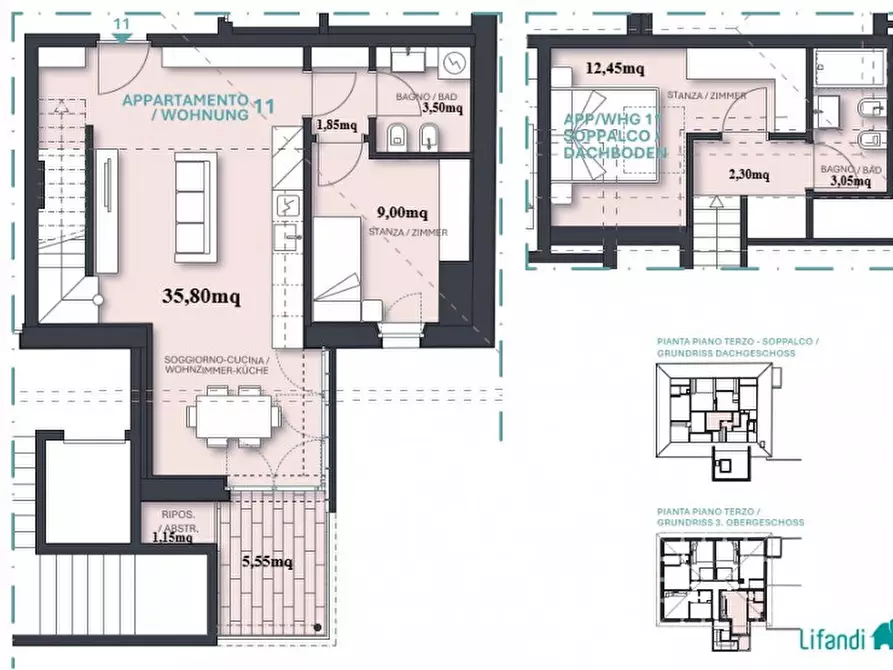 Immagine 8 di Appartamento in vendita  a Egna .Neumarkt.