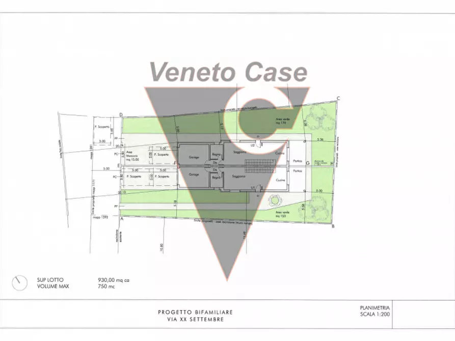 Immagine 4 di Casa bifamiliare in vendita  in via carso a Saonara