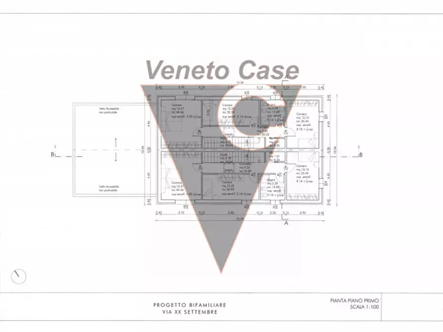 Immagine 6 di Casa bifamiliare in vendita  in via carso a Saonara