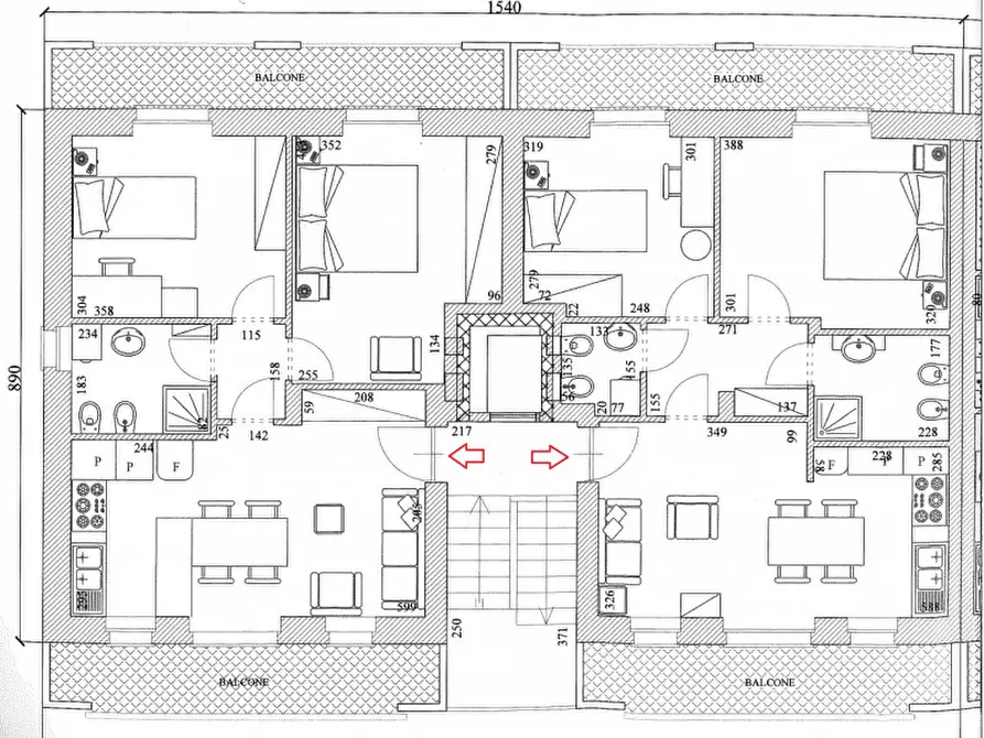 Immagine 13 di Appartamento in vendita  in Corso Piave a Alba