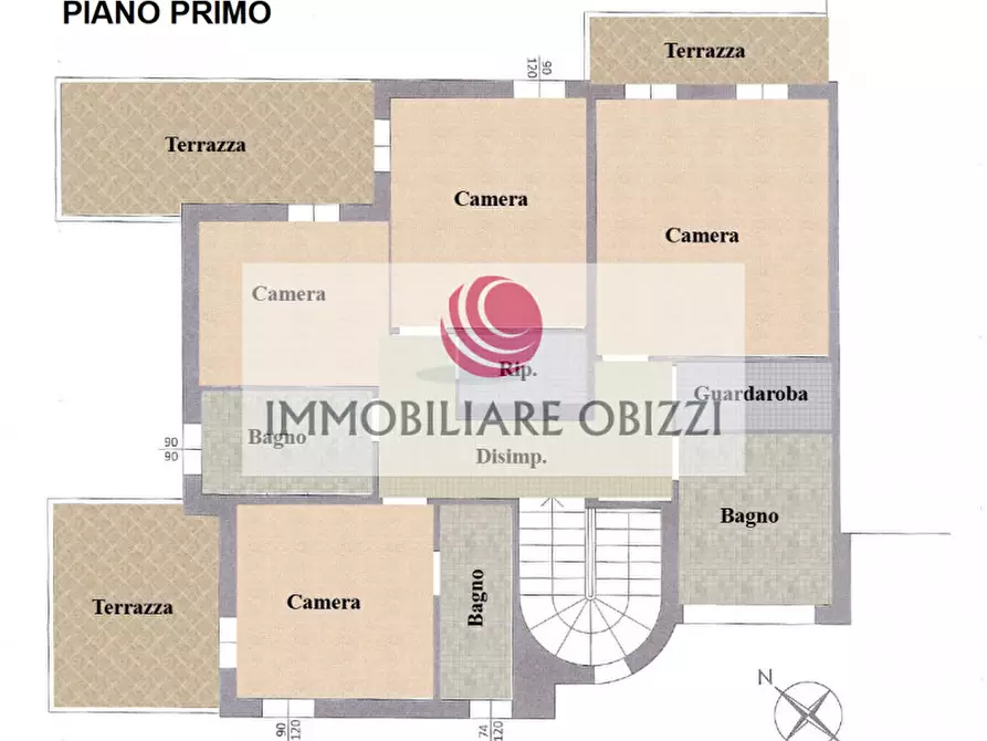 Immagine 25 di Casa bifamiliare in vendita  in Via Cesare Battisti a Abano Terme