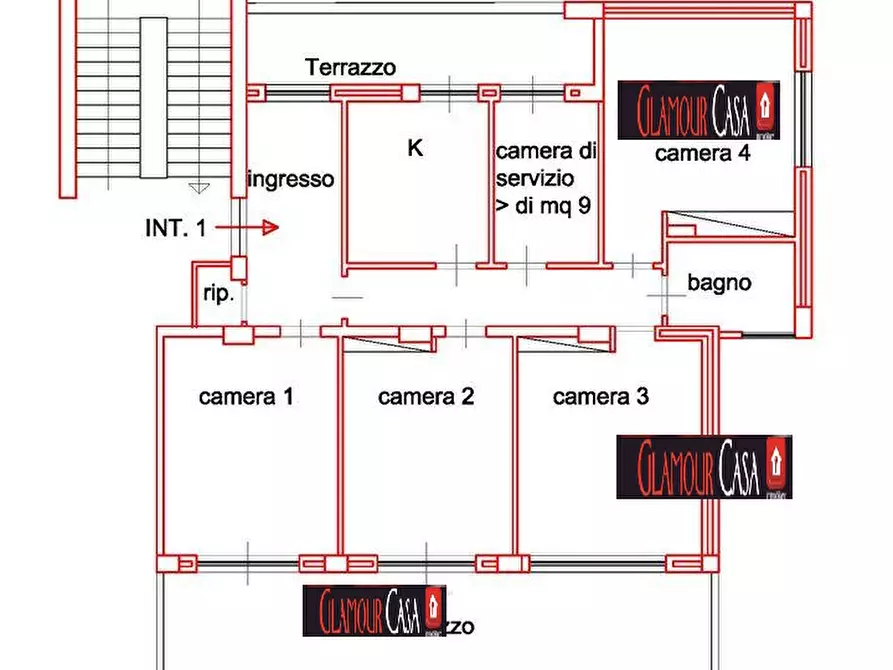 Immagine 21 di Appartamento in vendita  in Via Francesco Catel a Roma