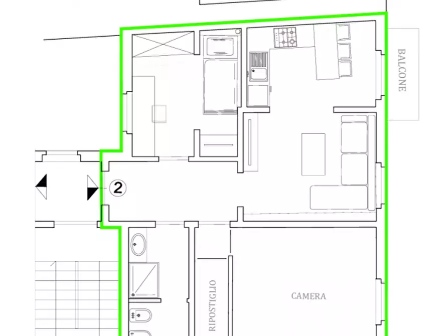 Immagine 12 di Appartamento in vendita  in VIALE FANTI a Firenze