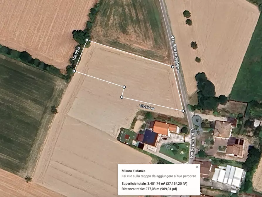 Immagine 4 di Terreno in vendita  in Via Brusadure 6 a Polverara