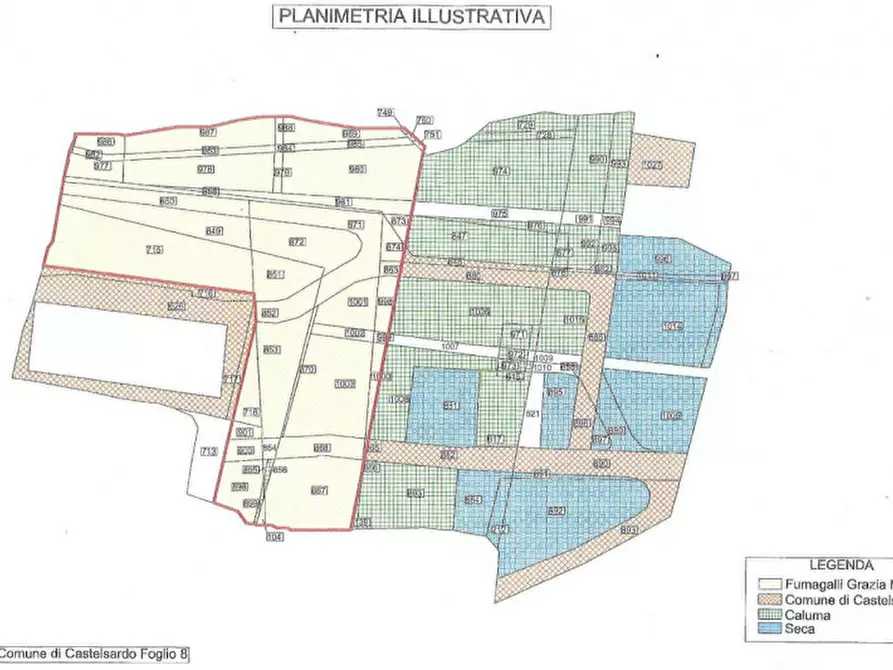 Immagine 1 di Terreno in vendita  in Località LI RUSSI, N. snc a Castelsardo