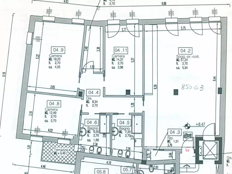 Immagine 5 di Appartamento in vendita  in Via dei Savonarola a Padova