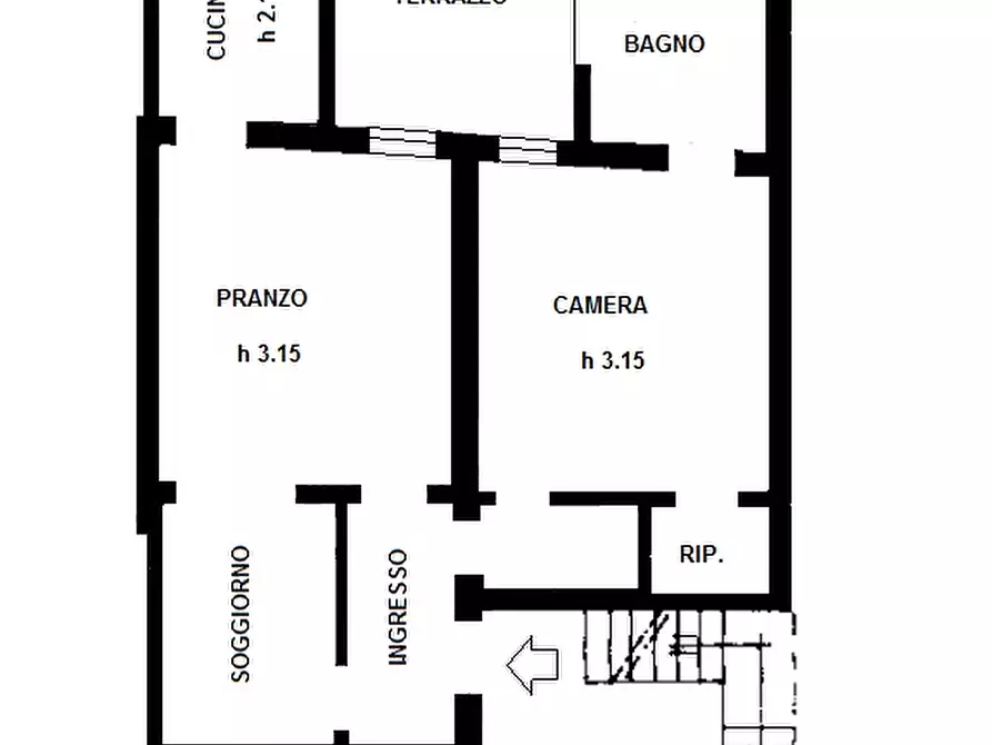 Immagine 43 di Appartamento in vendita  in Via San Francesco 128 a Padova