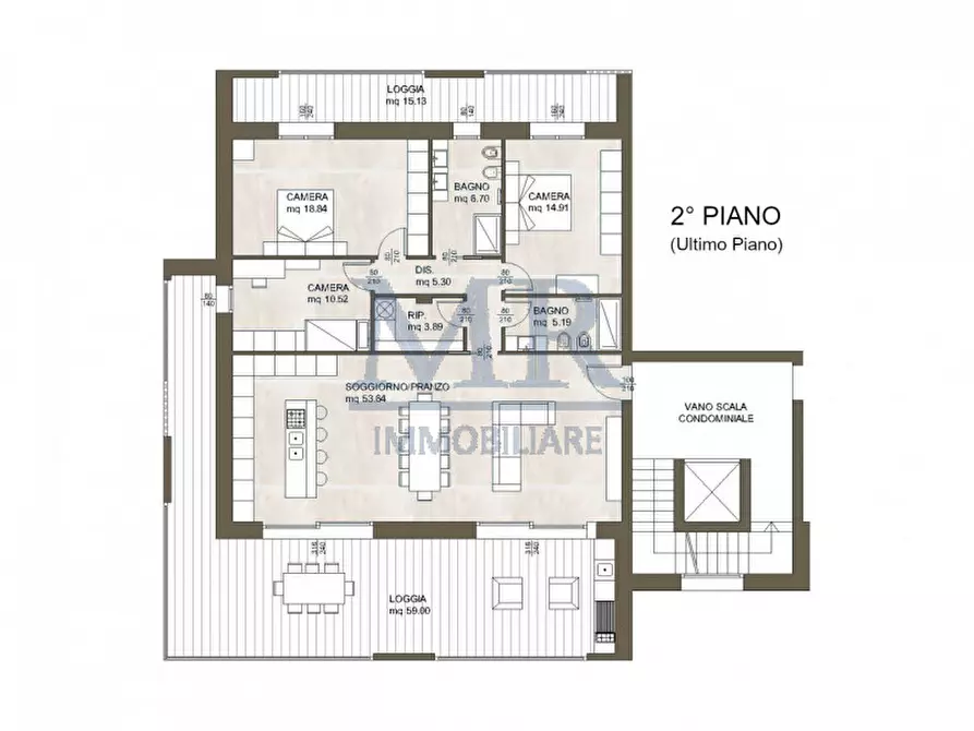 Immagine 20 di Attico in vendita  in via avogadro a Padova