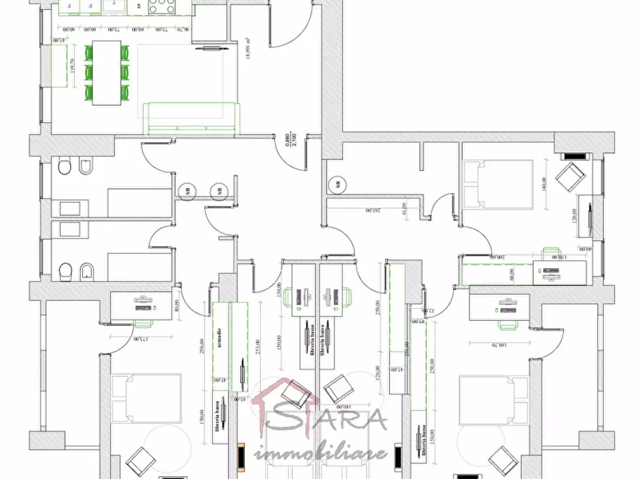 Immagine 54 di Appartamento in vendita  in Gall. Porte Contarine a Padova
