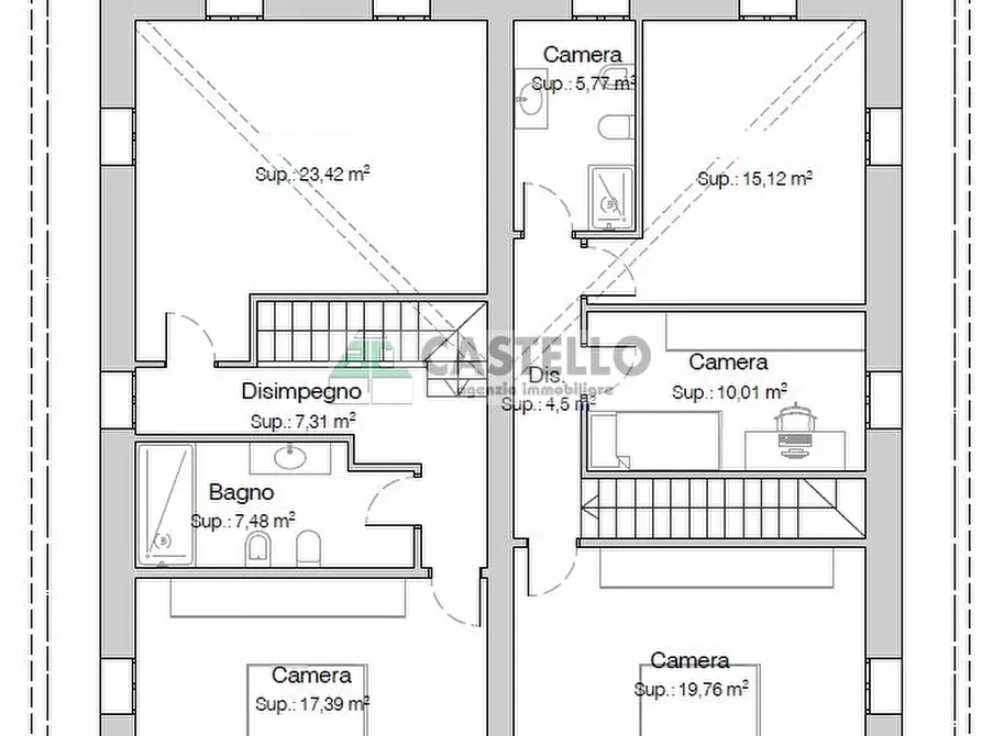 Immagine 27 di Casa trifamiliare in vendita  in Via Caltana a Campodarsego