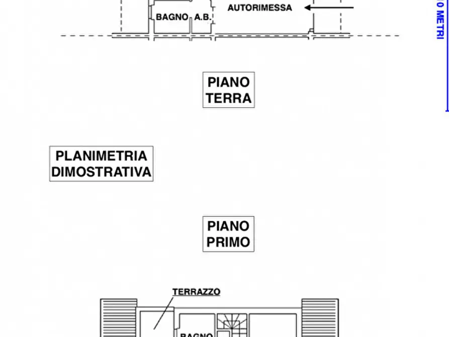 Immagine 35 di Villetta a schiera in vendita  in via Ticino n° 21 a Garlasco