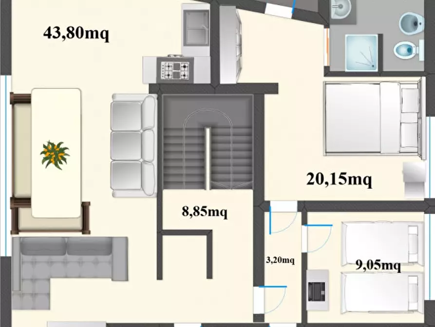 Immagine 17 di Appartamento in vendita  in via Nazionale a Salorno .Salurn.