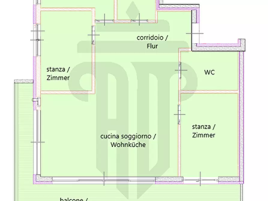 Immagine 12 di Attico in vendita  in Via Catinaccio, Soprabolzano a Renon .Ritten.