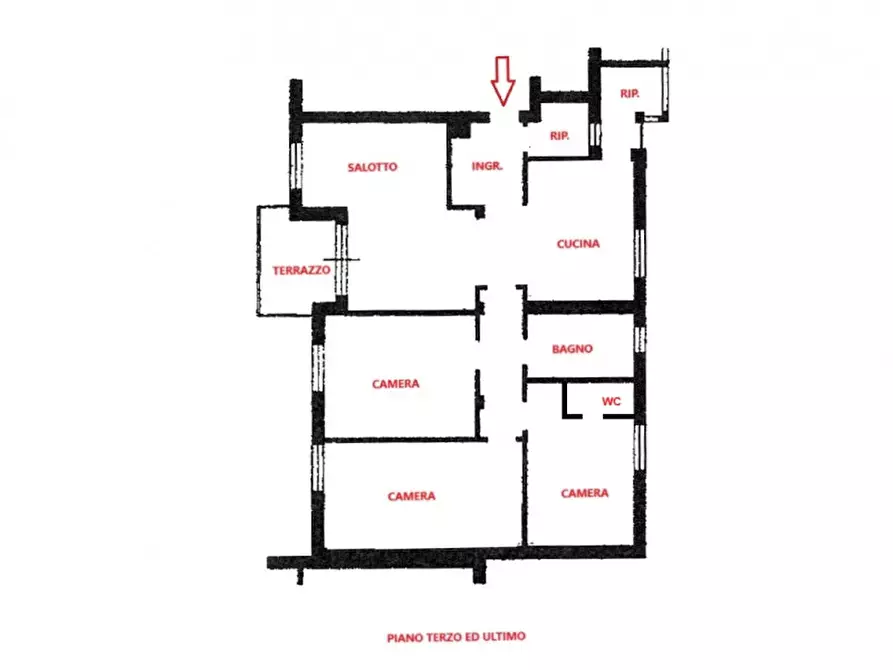 Immagine 24 di Appartamento in vendita  in via lago di lugano a Vicenza