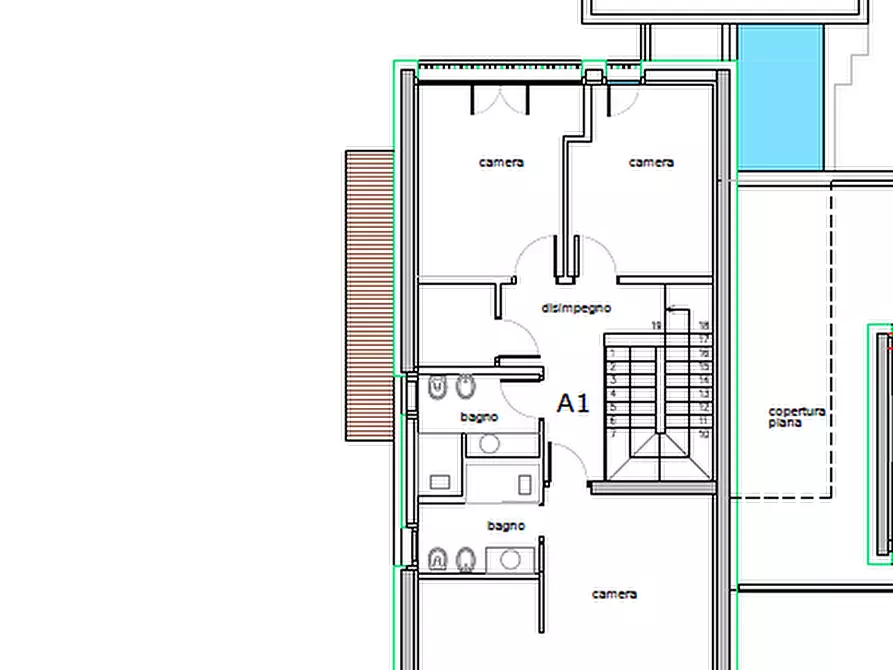 Immagine 18 di Villetta a schiera in vendita  in via Della Croce a Mogliano Veneto