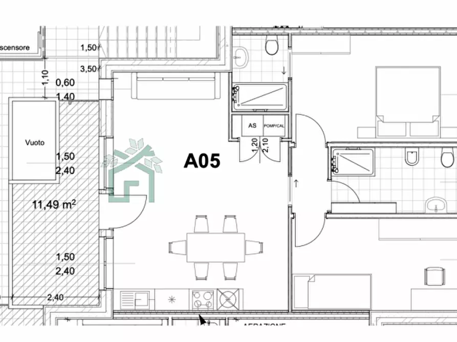 Immagine 9 di Appartamento in vendita  in Via Piave a San Martino Buon Albergo