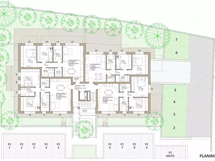 Immagine 7 di Appartamento in vendita  in Via Montessori a Cesena