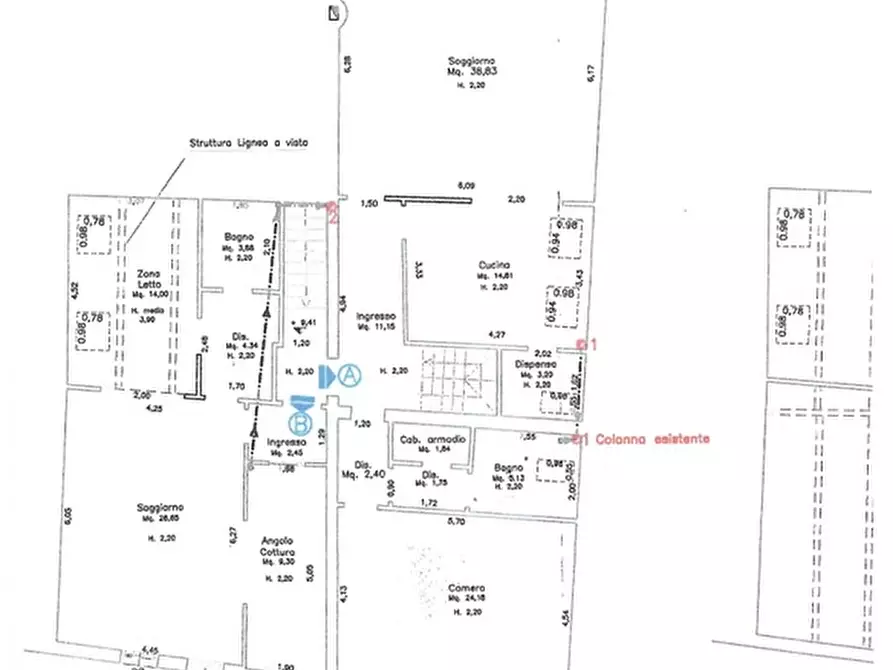 Immagine 13 di Appartamento in vendita  in Santa Croce, 1662 a Venezia