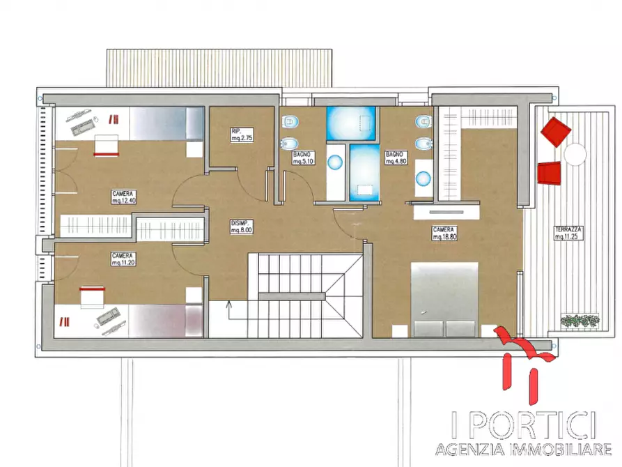 Immagine 9 di Villetta a schiera in vendita  in Via Della Croce a Mogliano Veneto