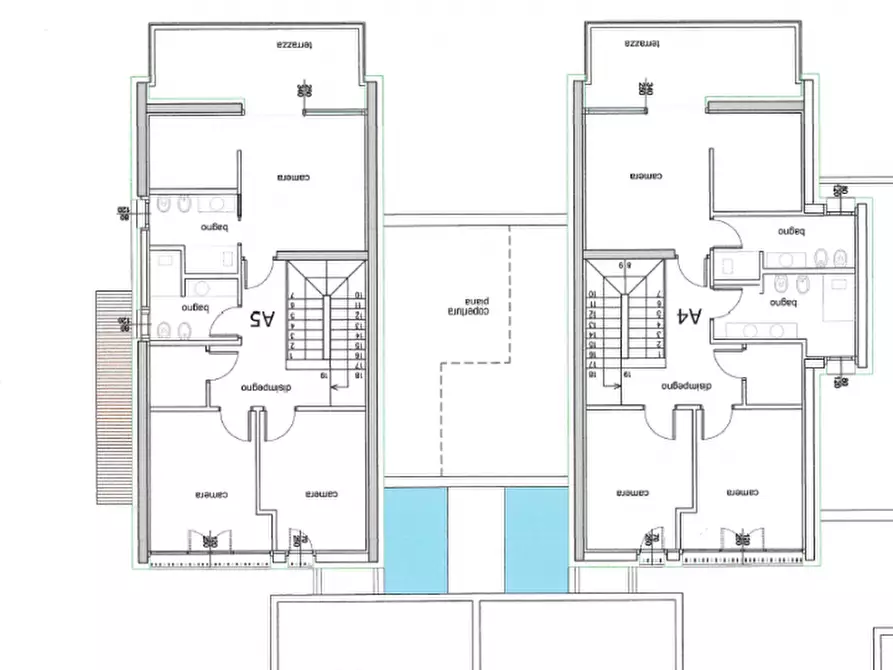 Immagine 10 di Villetta a schiera in vendita  in Via Della Croce a Mogliano Veneto