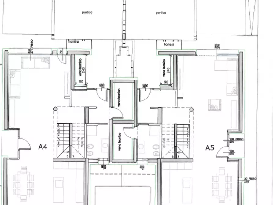 Immagine 11 di Villetta a schiera in vendita  in Via Della Croce a Mogliano Veneto