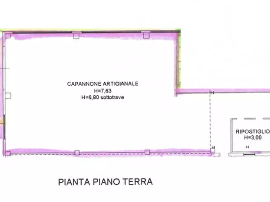 Immagine 1 di Capannone industriale in affitto  in SAN VITTORE a Cesena