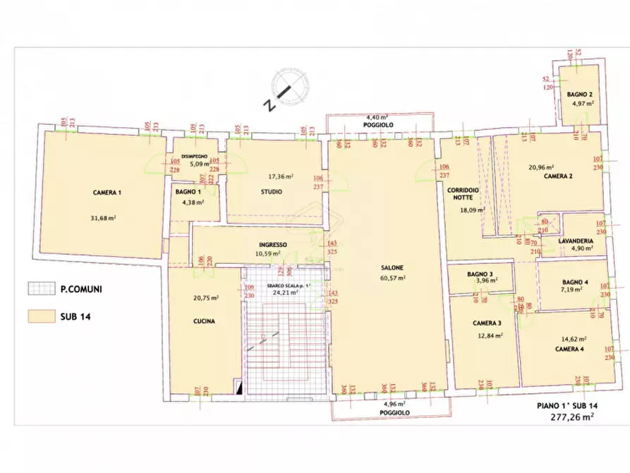 Immagine 19 di Appartamento in vendita  in via capelli a Padova