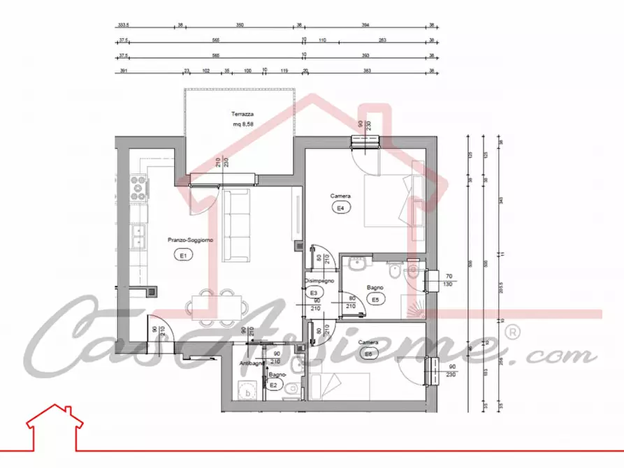 Immagine 10 di Appartamento in vendita  a Rossano Veneto