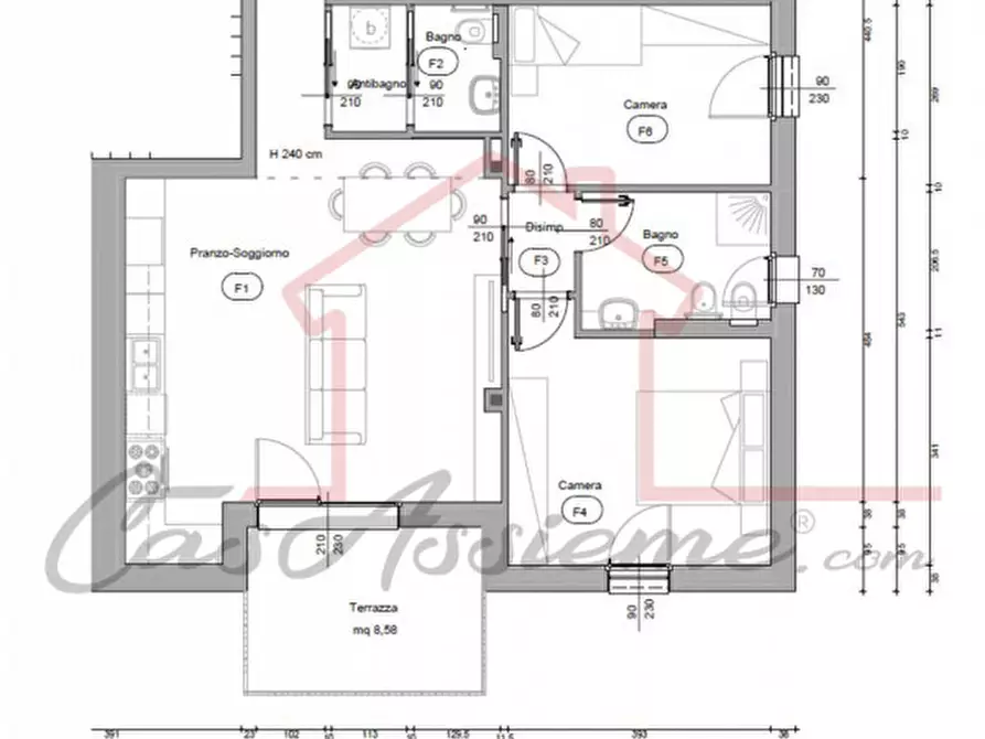 Immagine 11 di Appartamento in vendita  a Rossano Veneto