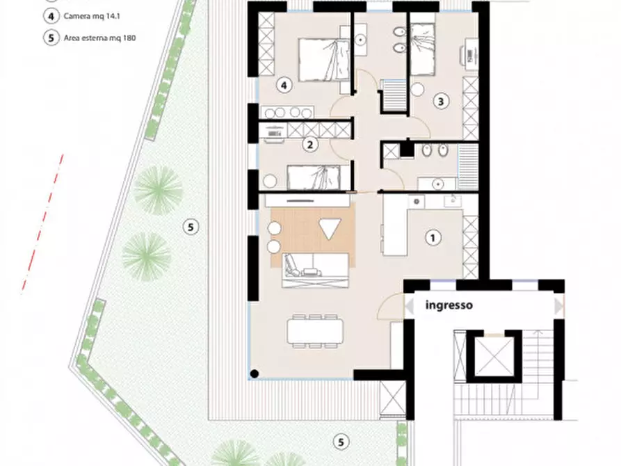 Immagine 21 di Appartamento in vendita  in Via Santa Rosa, 27 a Zanè
