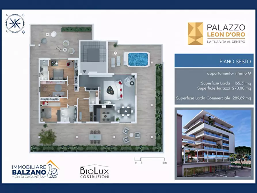 Immagine 2 di Appartamento in vendita  in CORSO VITTORIO EMANUELE II a Pescara