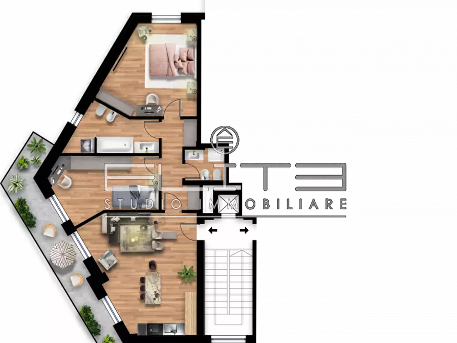 Immagine 2 di Appartamento in vendita  in VIA DE GASPERI a Ancona