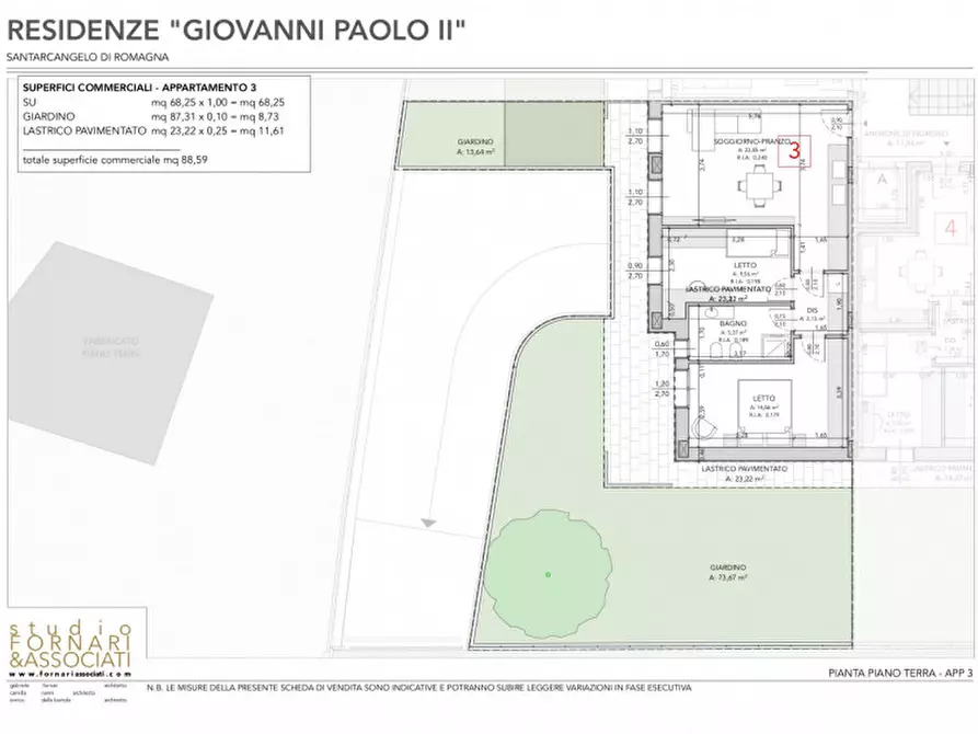 Immagine 57 di Appartamento in vendita  in Via Giovanni Paolo II a Santarcangelo Di Romagna