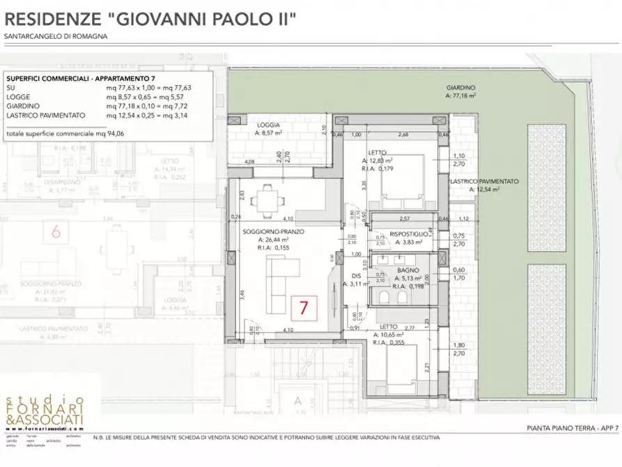 Immagine 65 di Appartamento in vendita  in Via Giovanni Paolo II a Santarcangelo Di Romagna