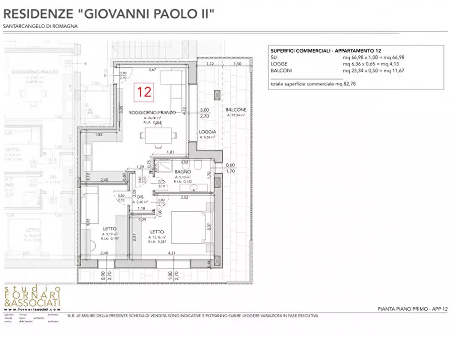 Immagine 75 di Appartamento in vendita  in Via Giovanni Paolo II a Santarcangelo Di Romagna