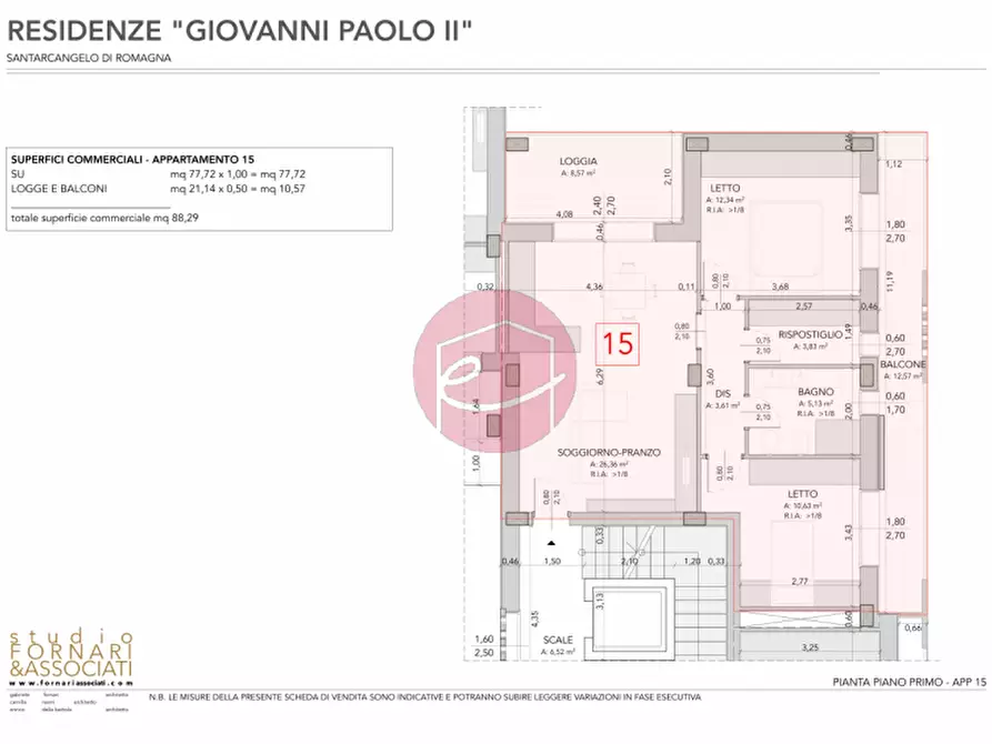 Immagine 38 di Appartamento in vendita  in Via Giovanni Paolo II a Santarcangelo Di Romagna