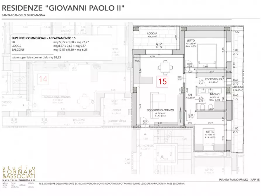 Immagine 81 di Appartamento in vendita  in Via Giovanni Paolo II a Santarcangelo Di Romagna