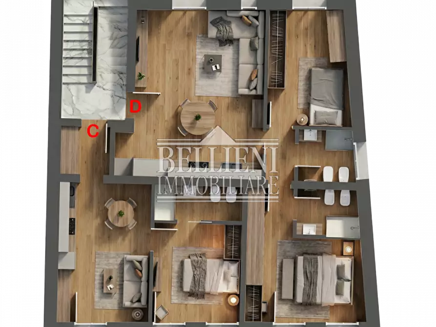 Immagine 8 di Appartamento in vendita  in Via Paolo Morellato a Vicenza