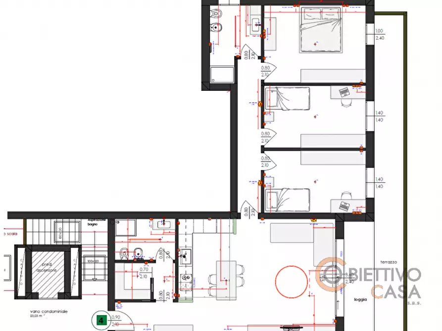 Immagine 11 di Appartamento in vendita  in vicolo cà zusto a Vigodarzere